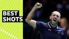 You are currently viewing GB’s Evans wins Davis Cup opener – best shots