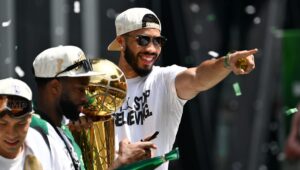 Read more about the article Tatum reflects on when he knew Celtics would win NBA title