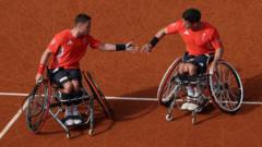 Read more about the article Hewett wins first gold alongside Reid in doubles