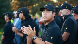 Read more about the article Tom Kim seeks out Americans to clear air after Presidents Cup comments