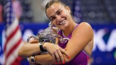 Read more about the article Sabalenka holds off Pegula to win first US Open title