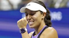 Read more about the article ‘Finally!’ – Pegula stuns Swiatek to reach first Slam semi-final