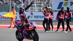 Read more about the article Spain’s MotoGP leader Martin wins in Indonesia