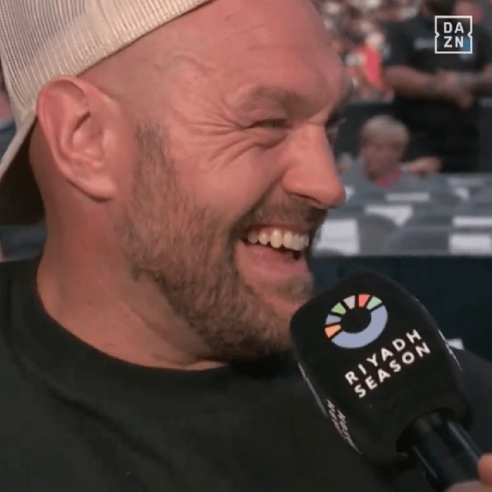 You are currently viewing Broadcaster forced to apologise for Tyson Fury’s bad language in interview during Anthony Joshua vs Daniel Dubois undercard