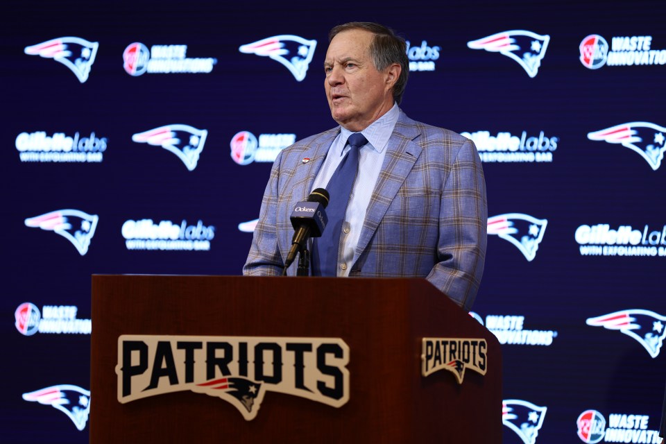 Read more about the article Bill Belichick warming to TV tasks and appears to take aim at Atlanta Falcons owner after summer that featured rejection