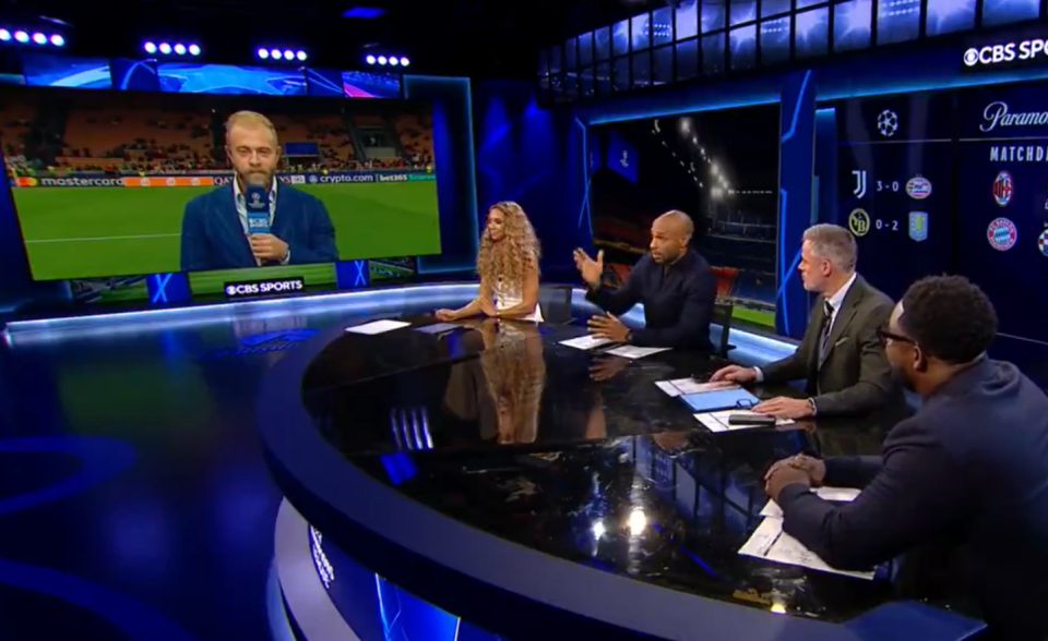 You are currently viewing ‘End of your career!’ – Jamie Carragher and Micah Richards leave CBS studio as Thierry Henry rows with former MLS player