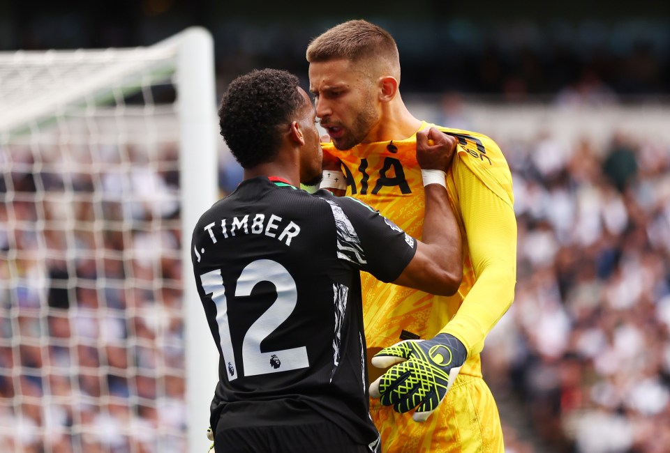 Read more about the article Why Jurrien Timber was not sent off against Tottenham as Curtis Jones comparison made