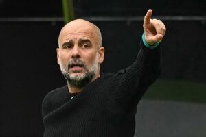 Read more about the article ‘Genius’ Pep Guardiola is ‘like a bucking bronco’ in interviews – I hold on for dear life