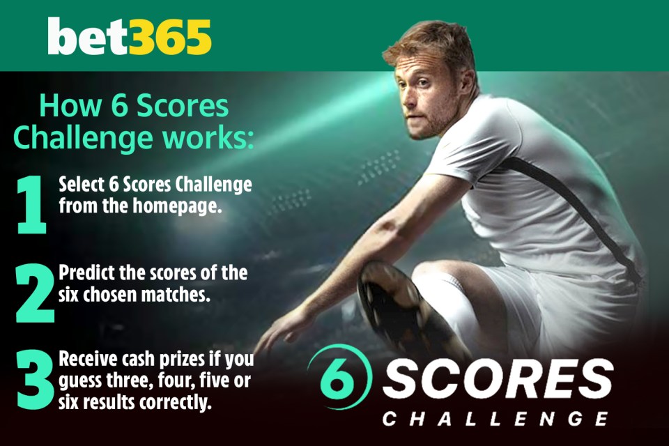 You are currently viewing £250,000 jackpot on free-to-play 6 Scores Challenge with bet365