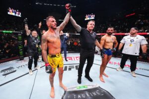 Read more about the article Renato Moicano reveals gruesome injury suffered during victory at UFC Paris that could delay Paddy Pimblett fight