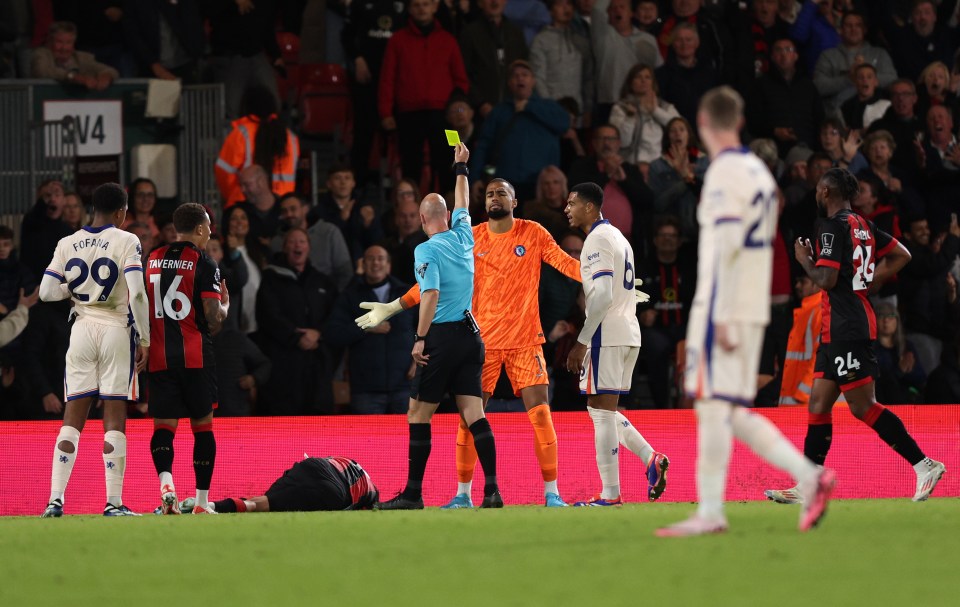 You are currently viewing Unique Premier League record broken as Chelsea beat Bournemouth in ill-tempered affair