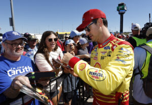 Read more about the article Logano gets back into playoffs following Bowman disqualification and has sights set on 3rd Cup title