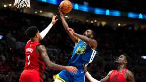 Read more about the article Wiggins’ encouraging opening-night effort fueled by Kerr’s belief