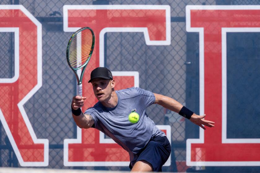 You are currently viewing L.A.’s challenger: Former UCLA star rejoins pro tennis tour at 30, with a YouTube channel