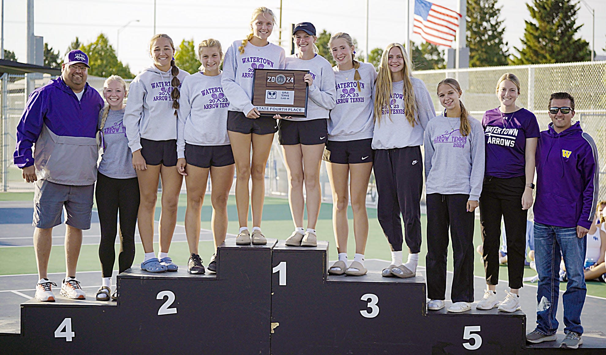 You are currently viewing Strong final day carries Watertown to a fourth-place finish in state Class AA girls tennis