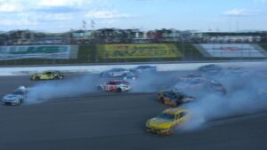 Read more about the article NASCAR explains decisions with late-race caution that confused some at Talladega