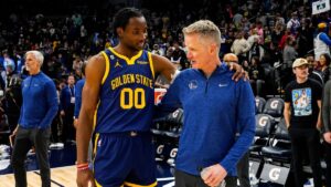 Read more about the article Kerr, Dunleavy outline hopes for Kuminga in fourth NBA season