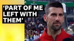 Read more about the article Djokovic ‘shocked’ & ‘overwhelmed’ by Nadal retirement as great tennis era ends