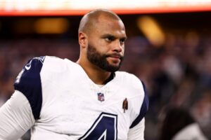 Read more about the article What is the logo on Dak Prescott’s jersey? Dallas Cowboys quarterback allowed to wear special patch due to NFL rule