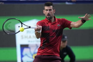 Read more about the article Djokovic tops Nadal before Sinner beats Alcaraz for the title at the Six Kings Slam exhibition