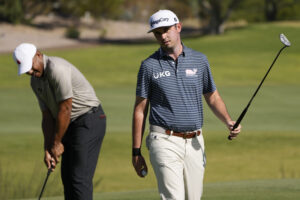 Read more about the article J.T. Poston and Matti Schmid share 36-hole lead at wind-delayed Las Vegas