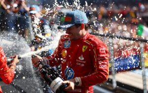 Read more about the article Charles Leclerc dominates US Grand Prix amid Norris-Verstappen controversy