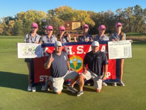 Read more about the article Hayden girls golf clinches back-to-back state championships; Silver Lake comes close