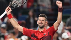 Read more about the article ‘Best I’ve played in a while’ – Djokovic moves on in Shanghai