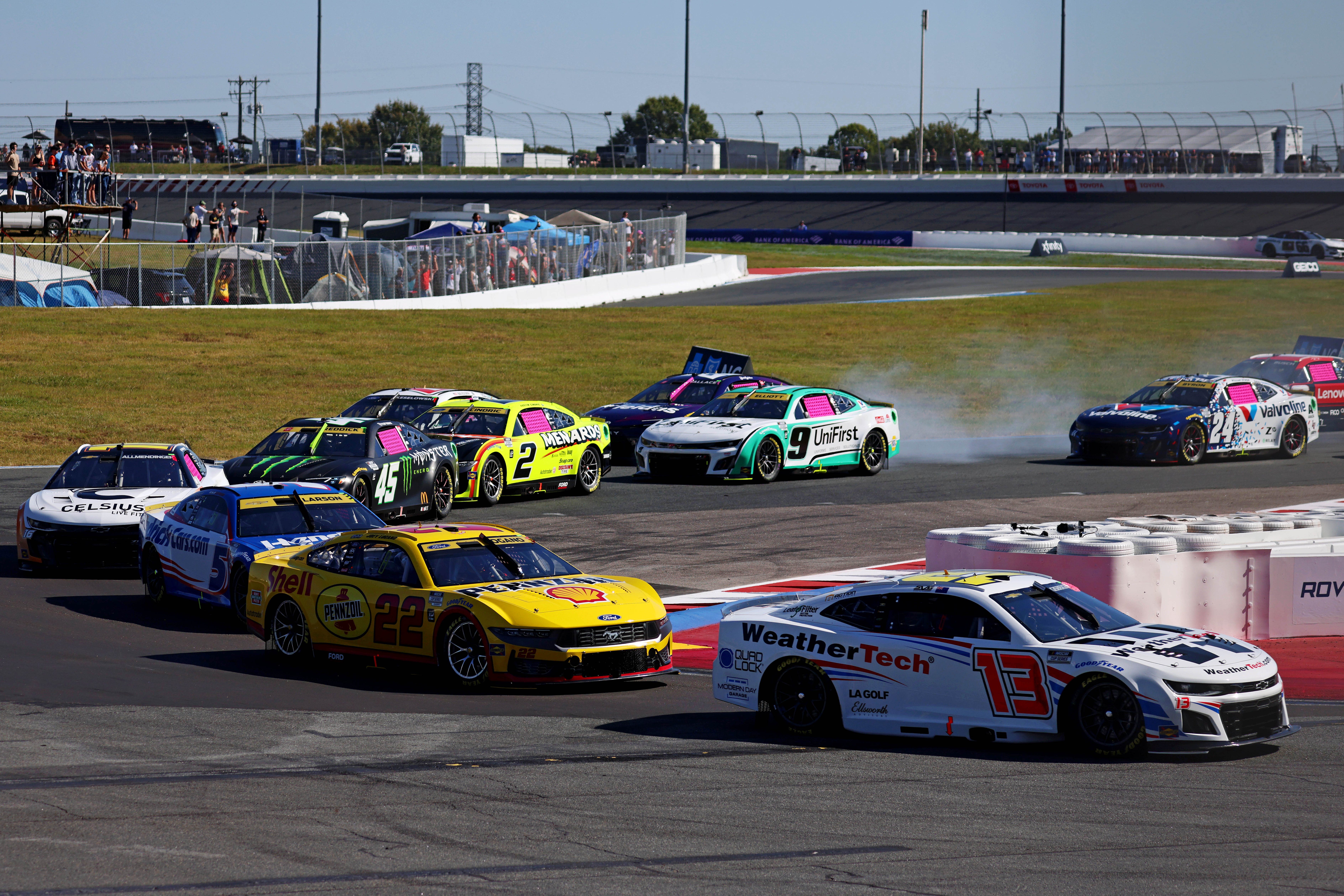 Read more about the article Kyle Larson wins, Alex Bowman disqualified following NASCAR playoff race on the Roval