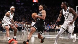 Read more about the article Cam Thomas scores 32, Nets beat Bucks 115-102 for first win under Jordi Fernandez