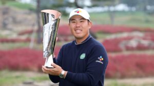 Read more about the article Ben An hits perhaps the shot of the year, then tops Tom Kim in playoff in Korea