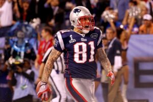 Read more about the article ‘Over the top’ – Rob Gronkowski doesn’t hold back with verdict on viral sensation playing him in Aaron Hernandez TV show