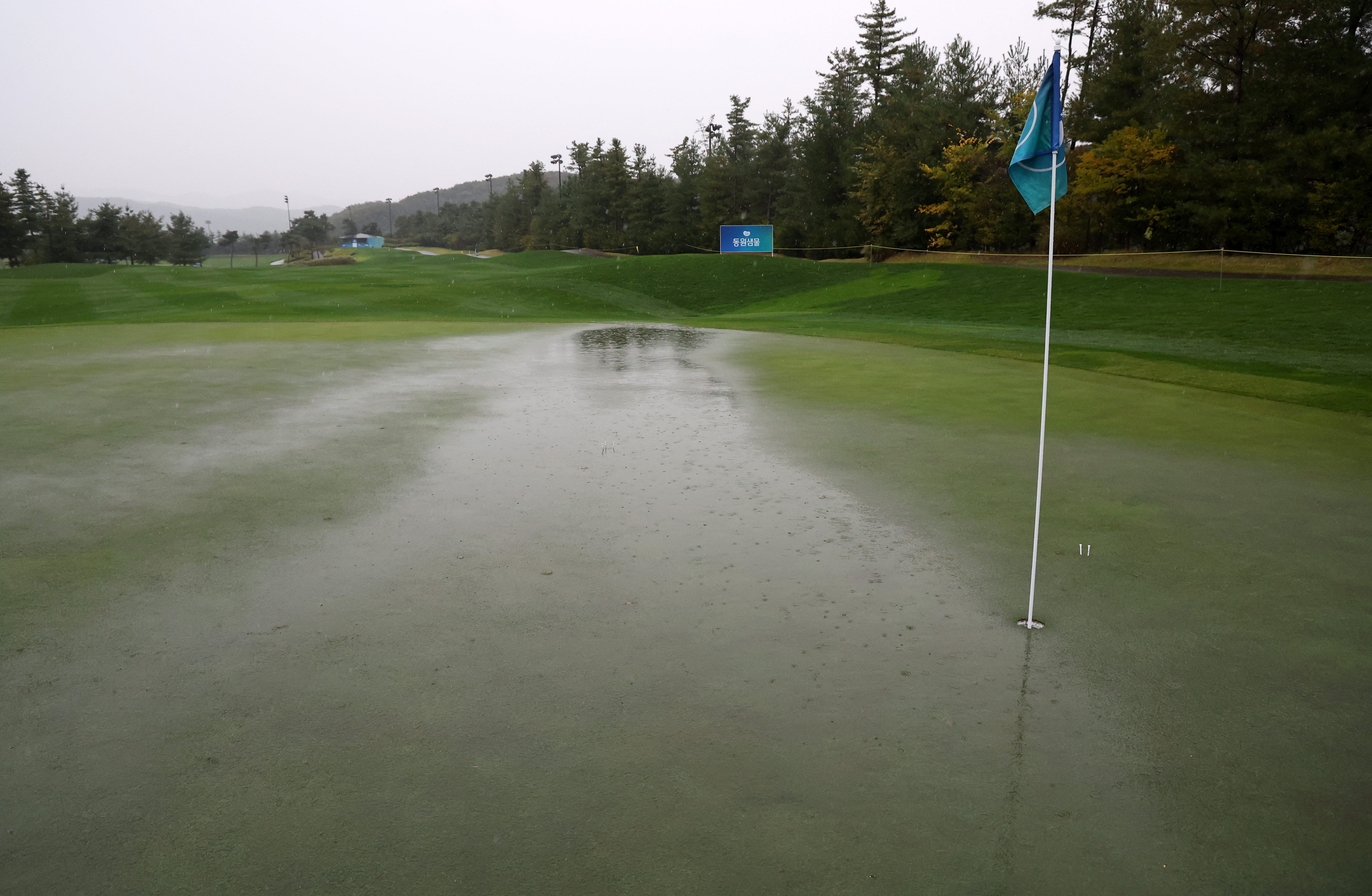 Read more about the article Play suspended at BMW Ladies Championship, where Hannah Green leads and Lydia Ko lurks