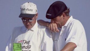 Read more about the article Former caddie Hicks honors iconic golfer Stewart