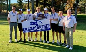 Read more about the article Ayer-Shirley’s Ohanesian wins medalist as Panthers take D3 state golf championship; Nashoba places 2nd at D2 meet