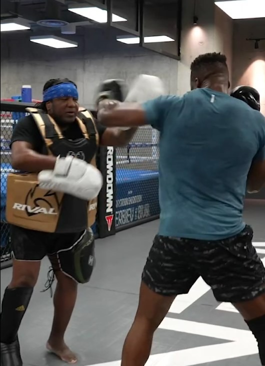 Read more about the article ‘More than ever’ – Francis Ngannou unleashes frightening power in new training footage and fans notice big change ahead of return