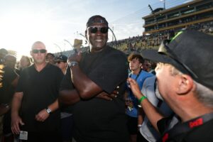 Read more about the article Michael Jordan celebrates as his driver Tyler Reddick makes NASCAR Championship Race