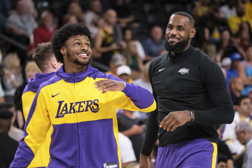 You are currently viewing LeBron James on Bronny’s best play from cardiac arrest return: ‘He walked off on his own’