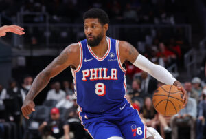 Read more about the article Sixers update Paul George injury, sidelined for first 2 road games with bone bruise