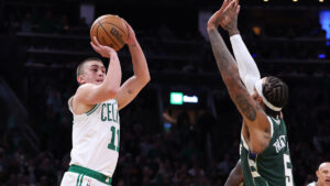 Read more about the article Pritchard became first Celtics player ever to achieve this feat vs. Bucks