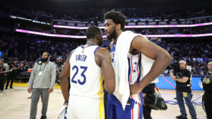 Read more about the article Green gives Embiid bold advice on sitting out back-to-backs