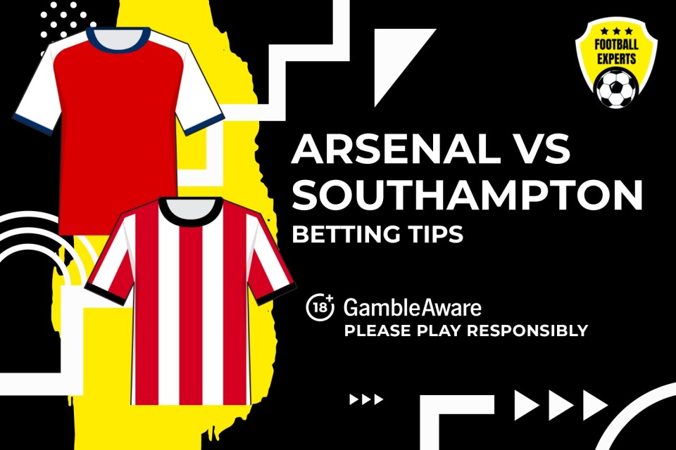 You are currently viewing Arsenal vs Southampton predictions, odds and betting tips