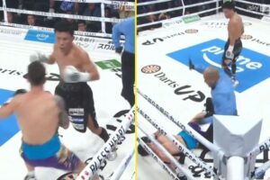 Read more about the article ‘KO of the year’ – Japanese boxer flatlines opponent with brutal faceplant KO to become new world champion