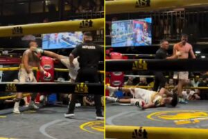 Read more about the article Boxer Idris Abdurashidov facing lifetime ban after knocking out opponent with brutal head kick