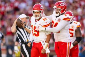 Read more about the article NFL’s wide receiver trade frenzy goes up a gear as Kansas City Chiefs make their move to give Travis Kelce the player he wanted