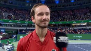 Read more about the article ‘Nice balls’ – Daniil Medvedev takes cheeky swipe at Shanghai Masters for helping Carlos Alcaraz and Jannik Sinner