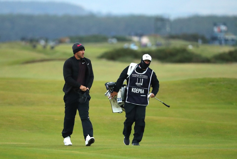 You are currently viewing Brooks Koepka jokes about infamous Scottish weather as he prepares to join Rory McIlroy at ‘favourite course in the world’