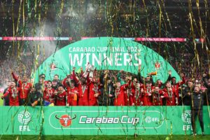 Read more about the article When is the 2024/25 Carabao Cup final? Wembley clash later than usual as Man City, Liverpool and Arsenal eye place in showpiece