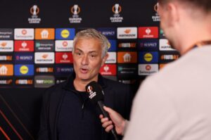 Read more about the article Jose Mourinho backtracks on ‘bottom of the table’ claim but drops Premier League return hint