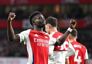 Read more about the article Bukayo Saka usurps Thierry Henry feat to break stunning Arsenal record